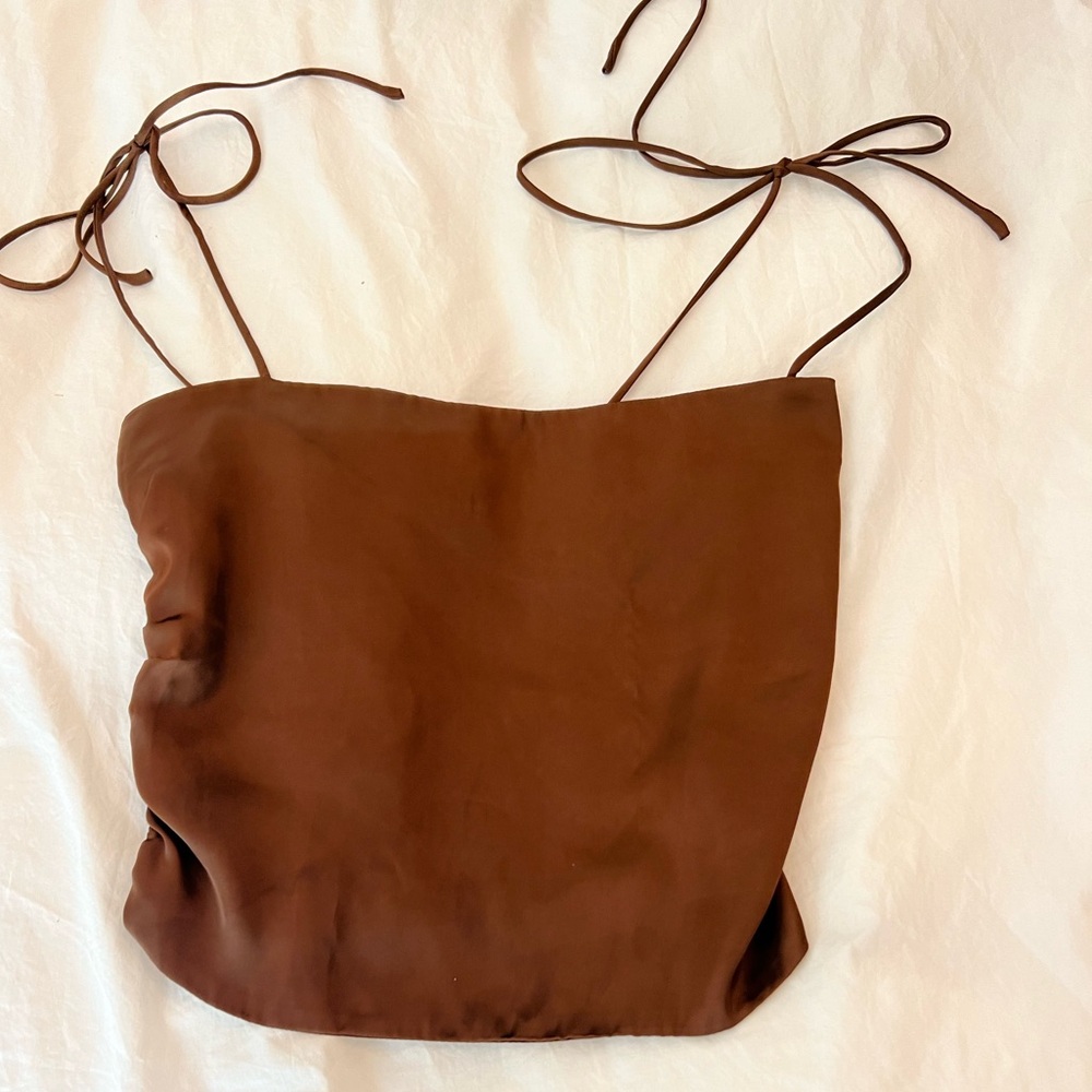 Urban outfitters brown crop top size SP